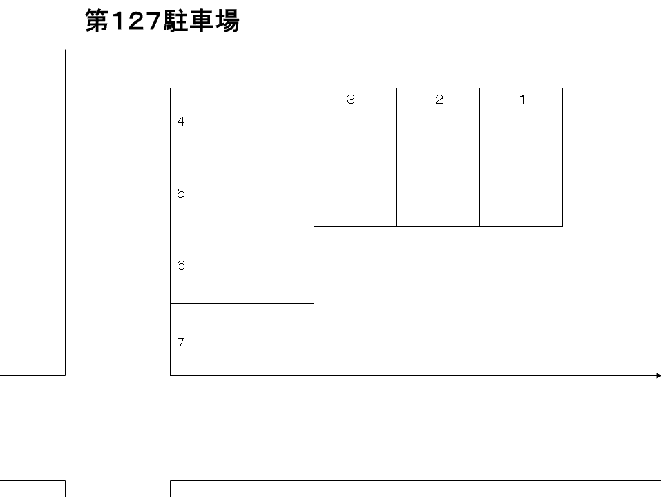 ノザワ第１２７駐車場の駐車配置図