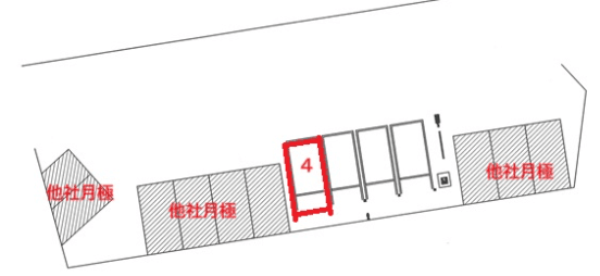 横浜下瀬谷第１の駐車配置図