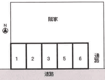 グリーンパーキング2の駐車配置図