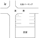 別府北畠パーキングの駐車場
