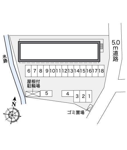 Ｄｅｌｉｇｈｔｅｄ(25976)の駐車配置図