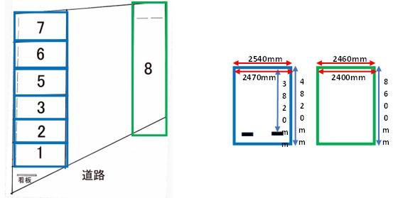 藤江北Ｎパーキングの駐車配置図