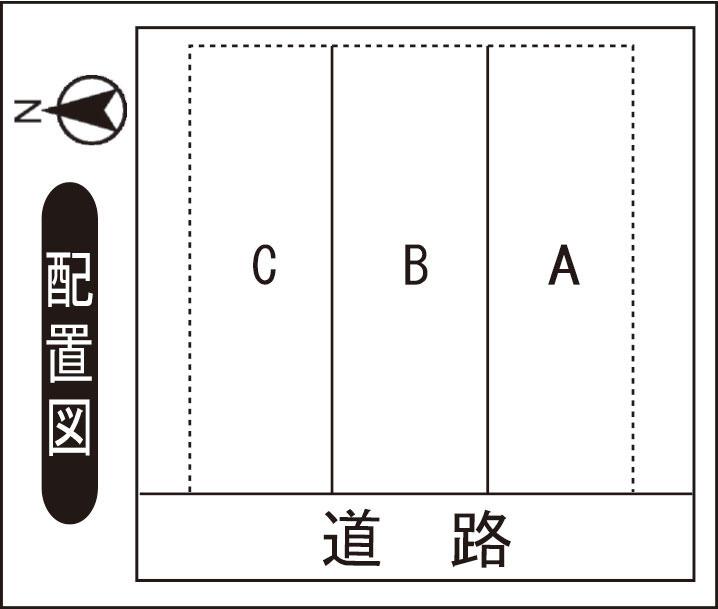 米松１丁目Yパーキングの駐車配置図
