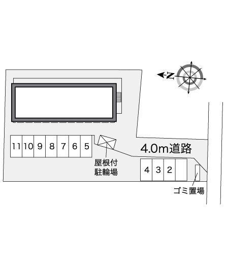 ラフェスタ(25176)の駐車配置図