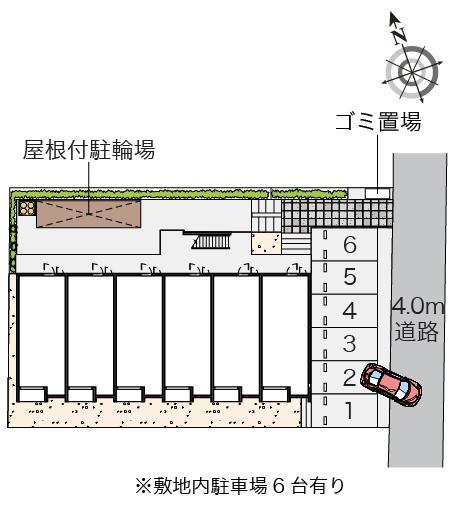 桜台(54500)の駐車配置図