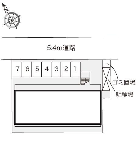デ・ジーマ湊(22262)の駐車配置図