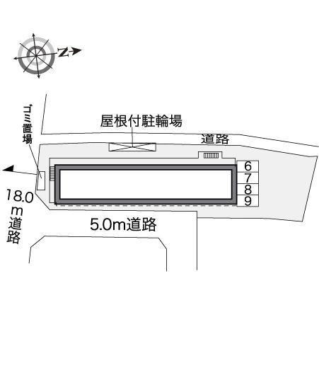 ヴィラ　ポラリス(32547)の駐車配置図