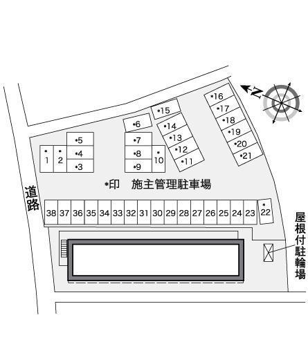 ＮＯＳＥ(38749)　敷地外駐車場の駐車配置図