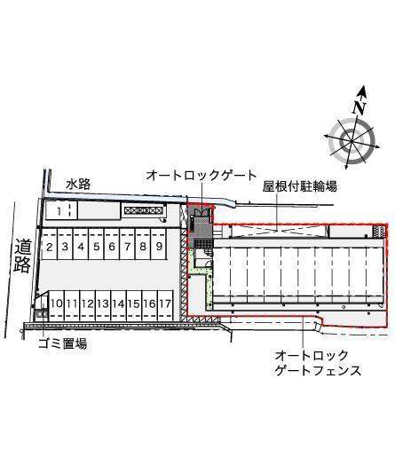ライズ　フリー(39253)の駐車配置図