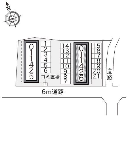 ＤｒｅａｍＢ(11426)の駐車配置図