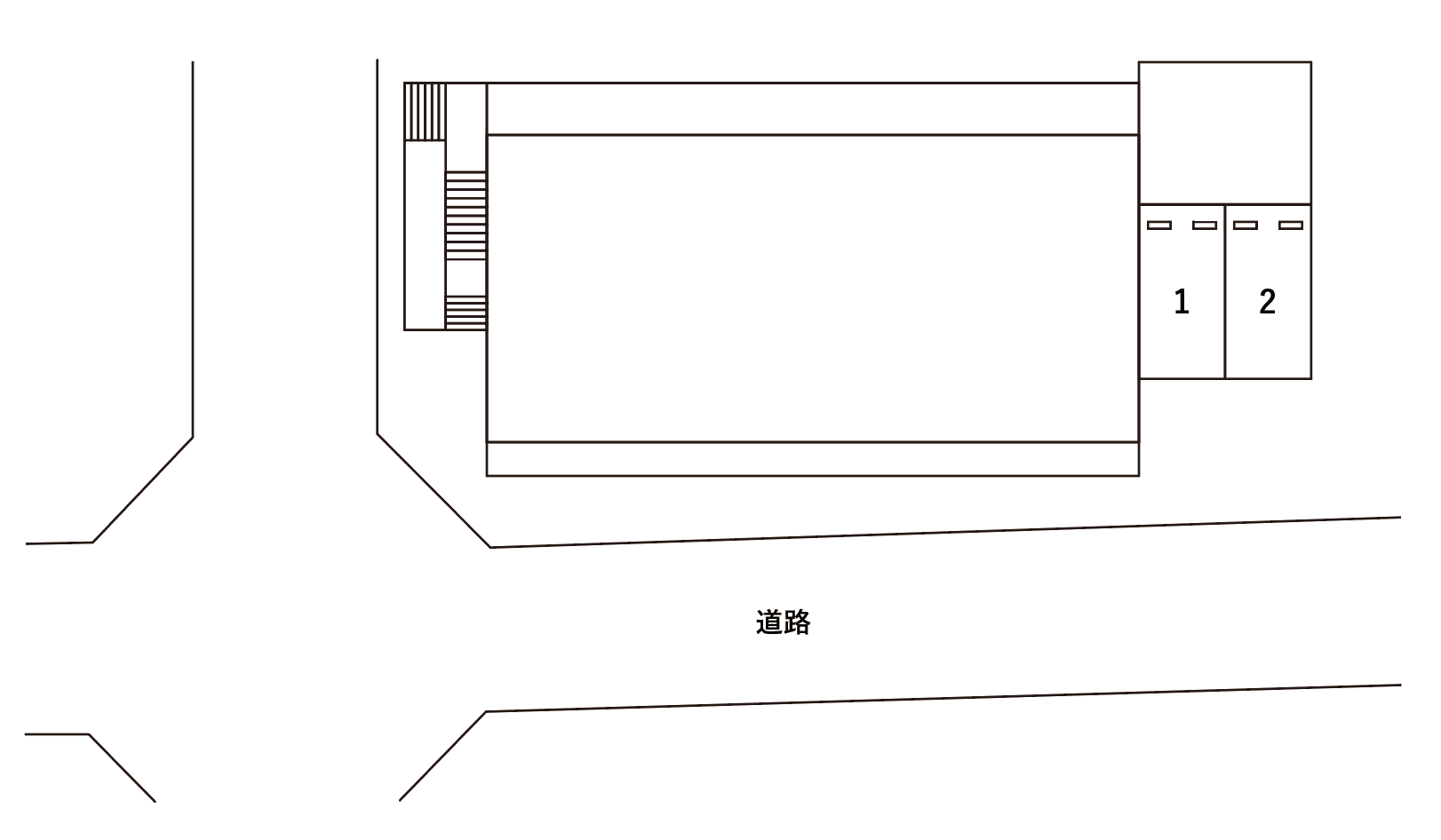 アムール宮﨑駐車場の駐車配置図