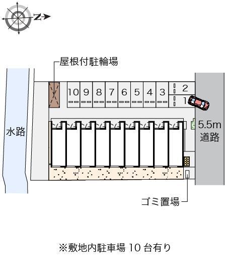 アテナⅡ(46552)の駐車配置図