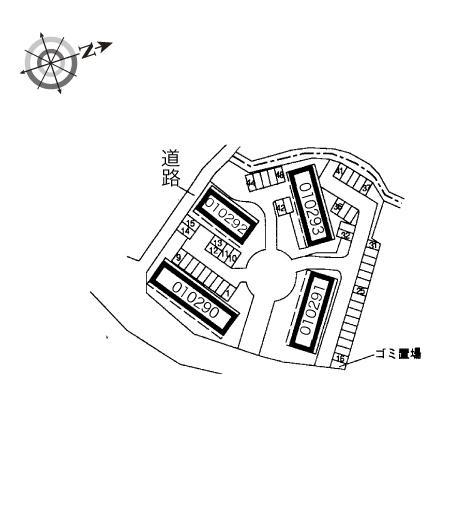 パークハウスイマイＶ３(10292)の駐車配置図