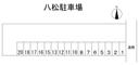 八松駐車場の駐車場