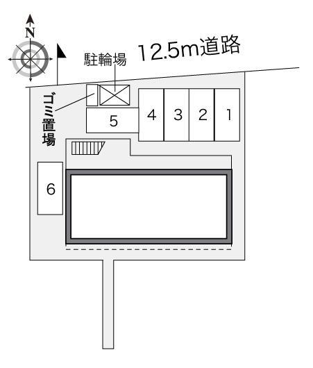ルートワン今宿(24464)の駐車配置図