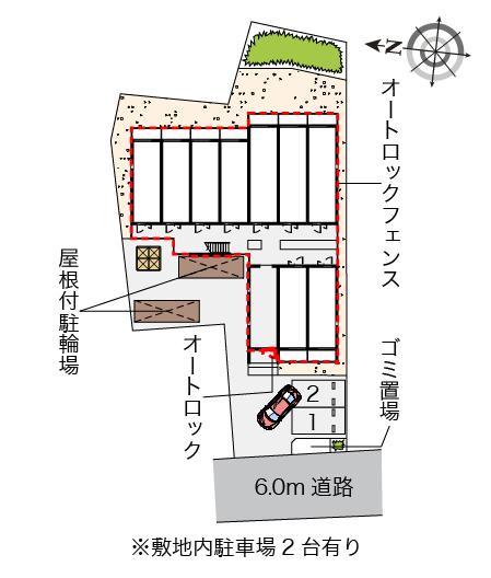 ヴィーダフォルトナ(55314)の駐車配置図