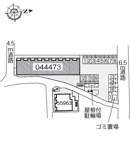 エアル(44473)の駐車配置図