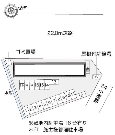 フルーブ(16284)の駐車配置図