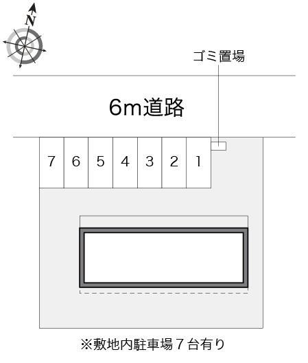 岸岡(10742)の駐車配置図