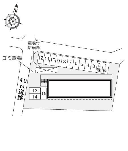 ＦＡＬＣＯＮ(34541)の駐車配置図