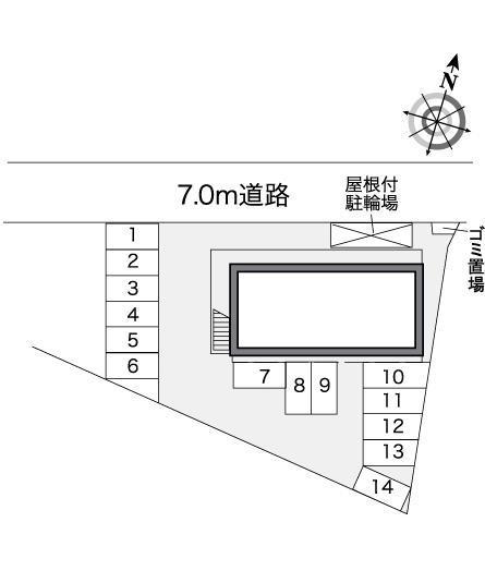 ドナルド(25032)の駐車配置図