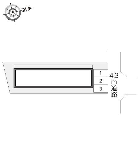 ミレー(23187)の駐車配置図