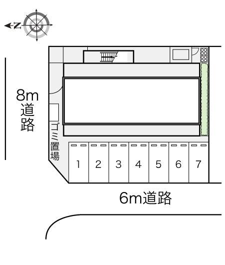 住吉四番館(12993)の駐車配置図