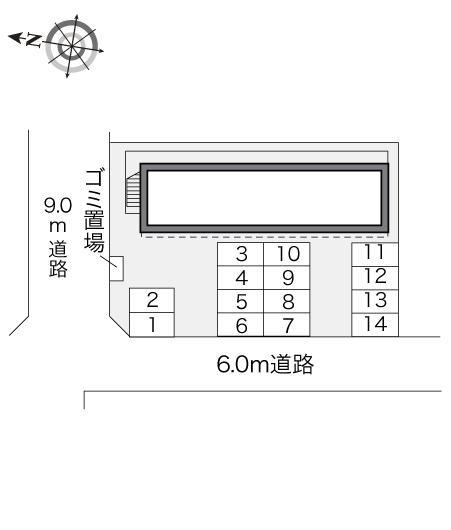 狭山台Ⅱ(20678)の駐車配置図
