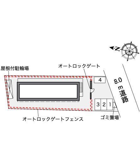 武蔵野(38367)の駐車配置図