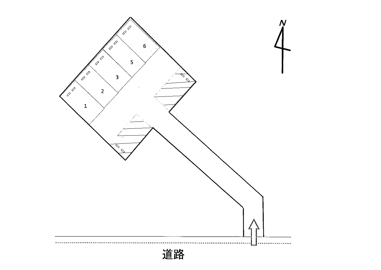 ＮＯ．１６９の駐車配置図
