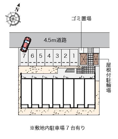 クレイノｉアイⅡ(58317)の駐車配置図