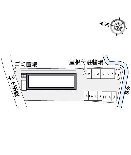 ヴィルヌーブ(37283)の駐車配置図