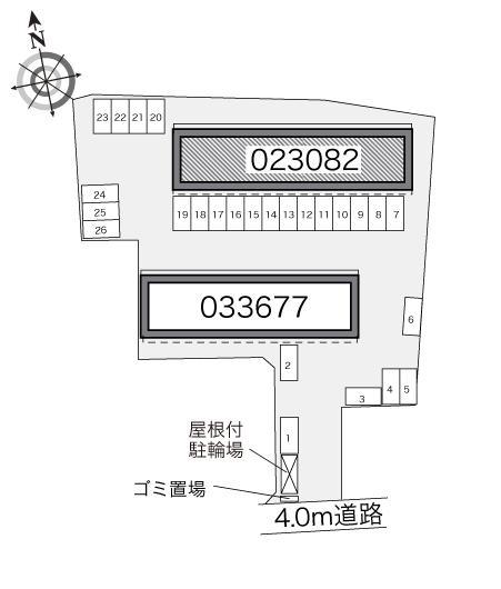 ラピュタ(23082)の駐車配置図