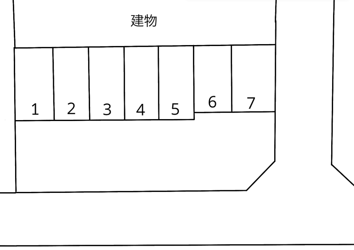 34.大野ガレージの駐車配置図