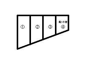 小野3丁目K駐車場の駐車配置図