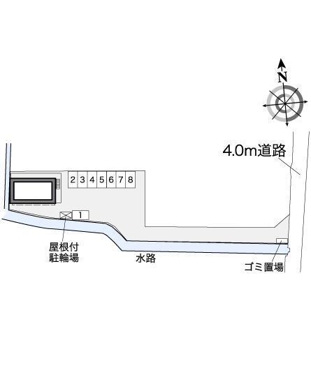 乙多見　末広(38491)の駐車配置図