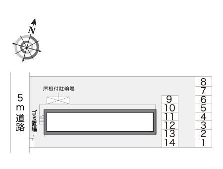 かのや(16781)の駐車配置図