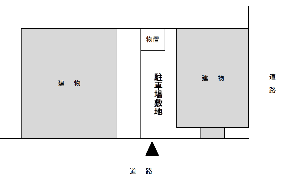 富田２丁目佐々木駐車場の駐車配置図