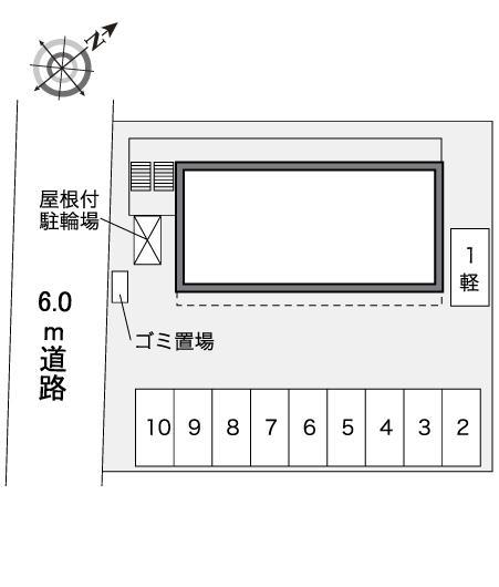 エルピス大林(40704)の駐車配置図