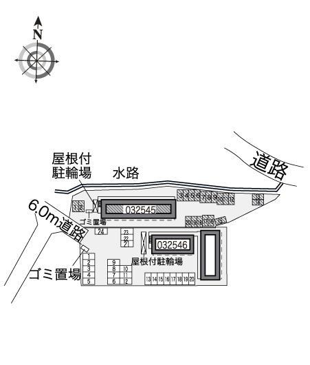 鳥東(32545)の駐車配置図