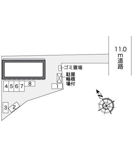 花(27647)の駐車配置図