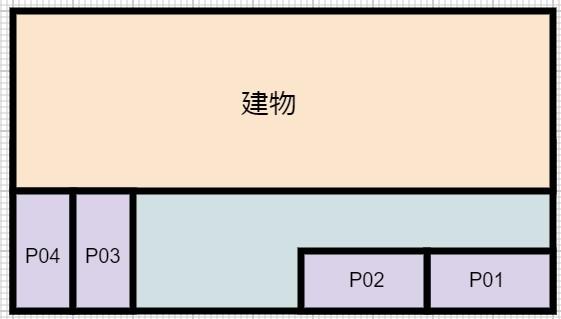 ポラリス市川の駐車配置図