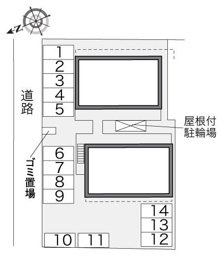 上里(31614)の駐車配置図