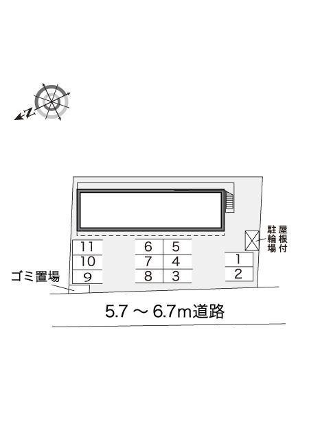 シェリー(16727)の駐車配置図