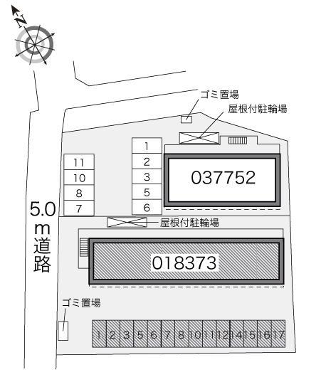 Ｙ・Ｋ・Ｔ高砂(18373)の駐車配置図
