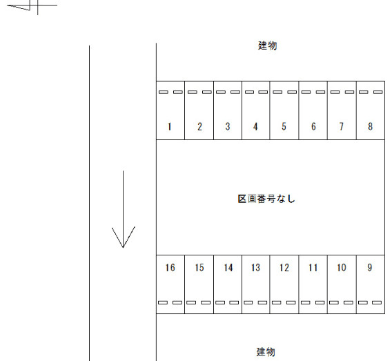 FK愛知町29-21駐車場の駐車配置図