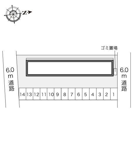 フォレスタ　ヴェント(23445)の駐車配置図