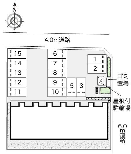 Ｊ　Ⅱ(44526)の駐車配置図