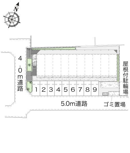 陽光台(41416)の駐車配置図