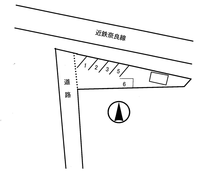 大宮線路沿いＭＰの駐車配置図